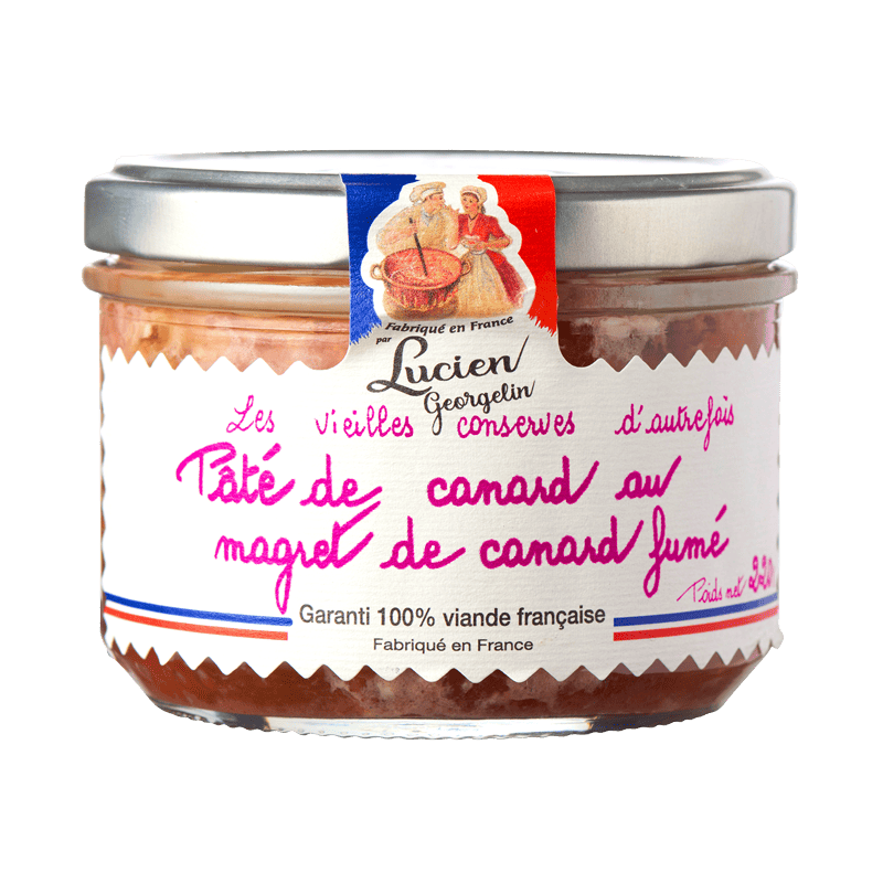 Pâté au magret de canard fumé Lucien Georgelin - 220g