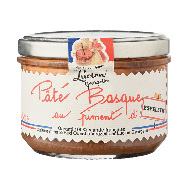 Pâté Basque au piment d'Espelette Lucien Georgelin - 220g