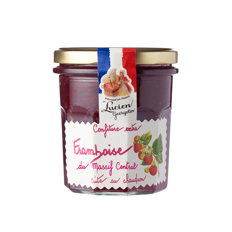 Confiture extra framboise du Massif Central - 350g