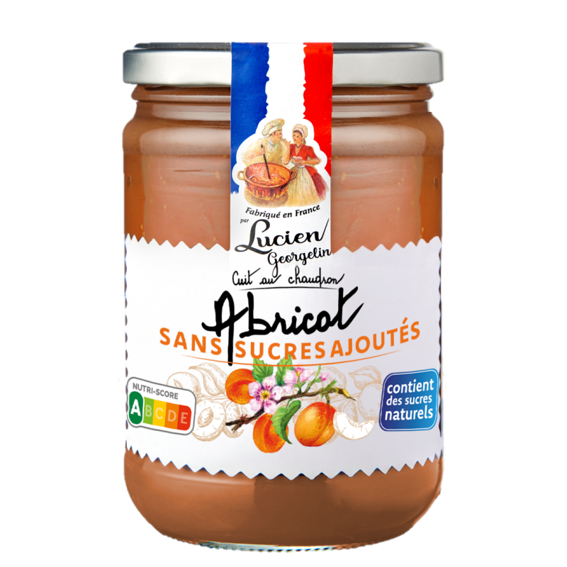 Préparation d'abricot sans sucre ajouté 600g
