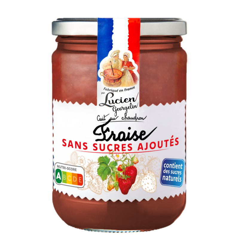 Préparation de fraise sans sucre ajouté - 600g