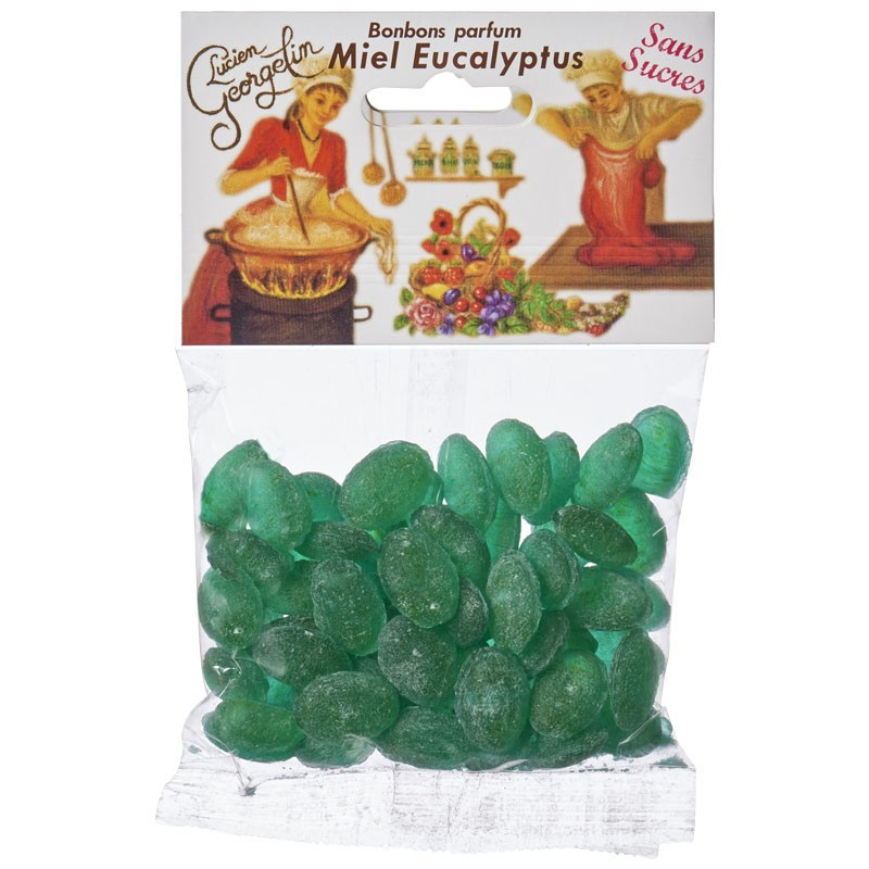 Eucalyptus honey candies - Sugar-free - Lucien Georgelin