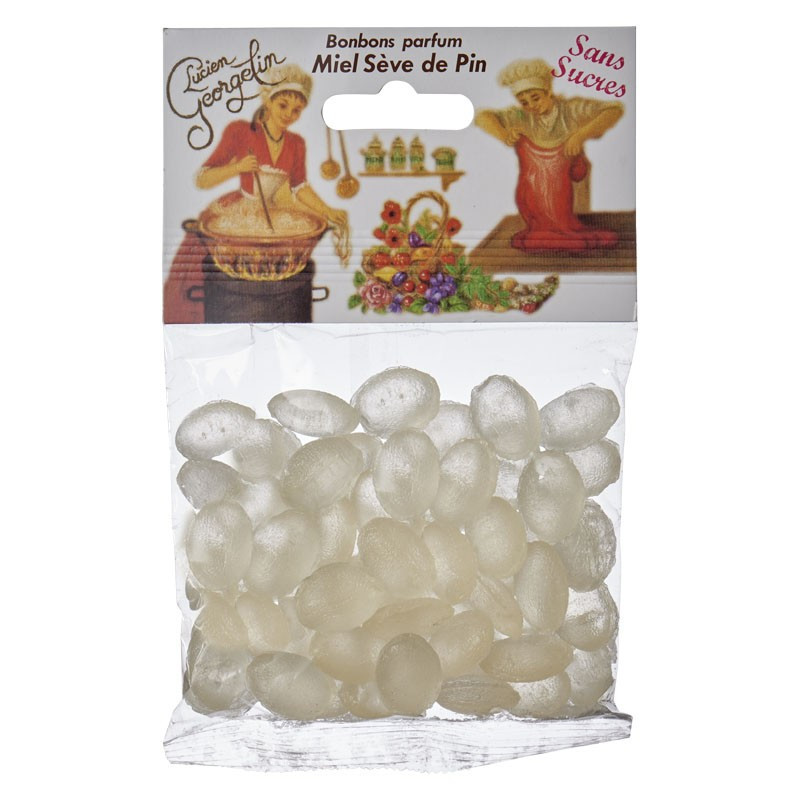 LES BONBONS MIEL SÈVE DE PIN SANS SUCRE - Lucien Georgelin