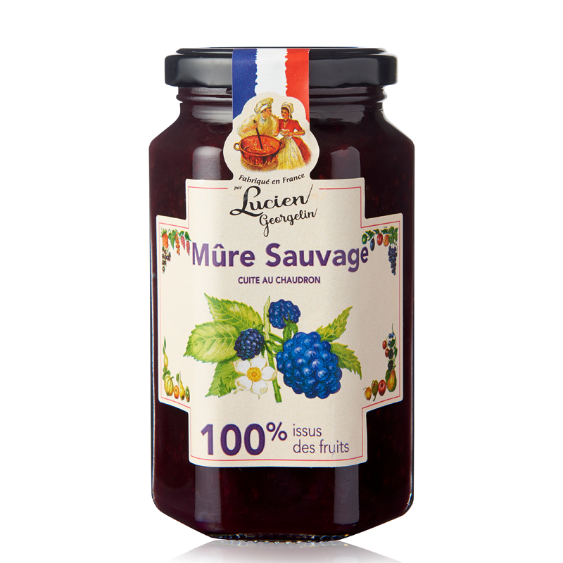 SPÉCIALITÉ DE MURE SAUVAGE 100% ISSUE DES FRUITS - 300G - Lucien Georgelin