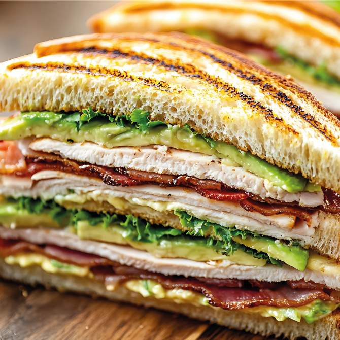 Club sandwich au chutney de mangue