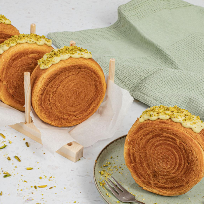 New York Roll Pistache et Chocolat Blanc