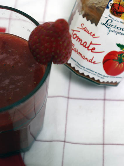 Red smoothie from Marmande