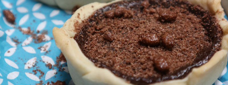 La tarte au chocolat et riz soufflé