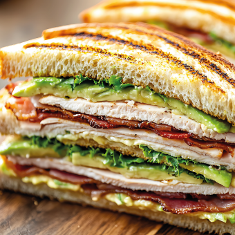 Club sandwich au chutney de mangue