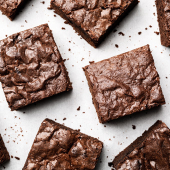 Brownie fondant à la confiture de lait