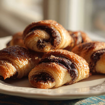 Croissant à la Pâte à Tartiner Sans Sucres Ajoutés